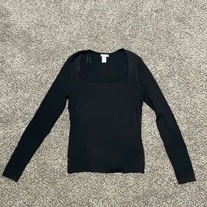 H&M square neck top, never been worn